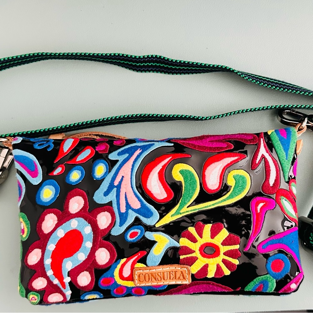 Consuela Embroidered Uptown Crossbody Bag
